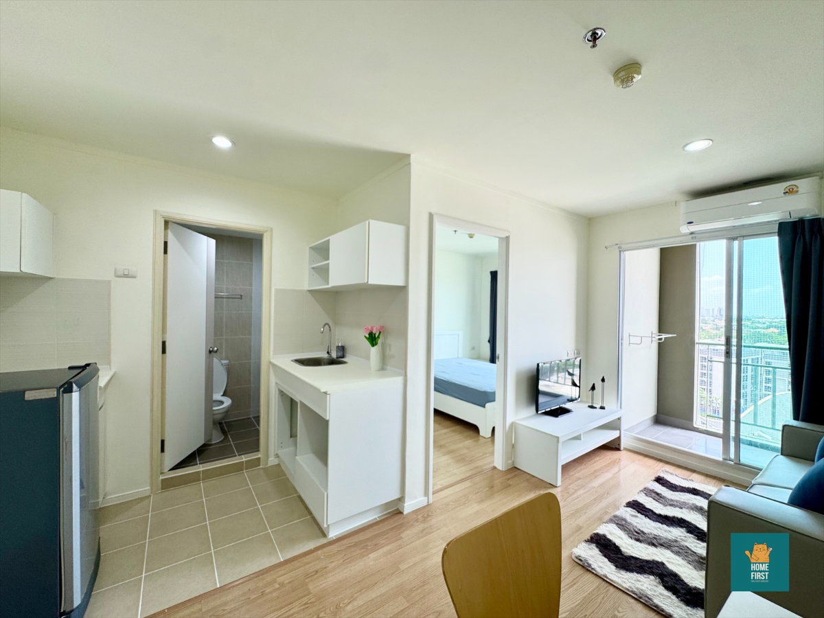 รูป Rent Lumpini Ville สุขุมวิท 77/2 เฟอร์ครบ 30 ตรม. 1นอน 11,000 บาท - รูปที่ 9/11