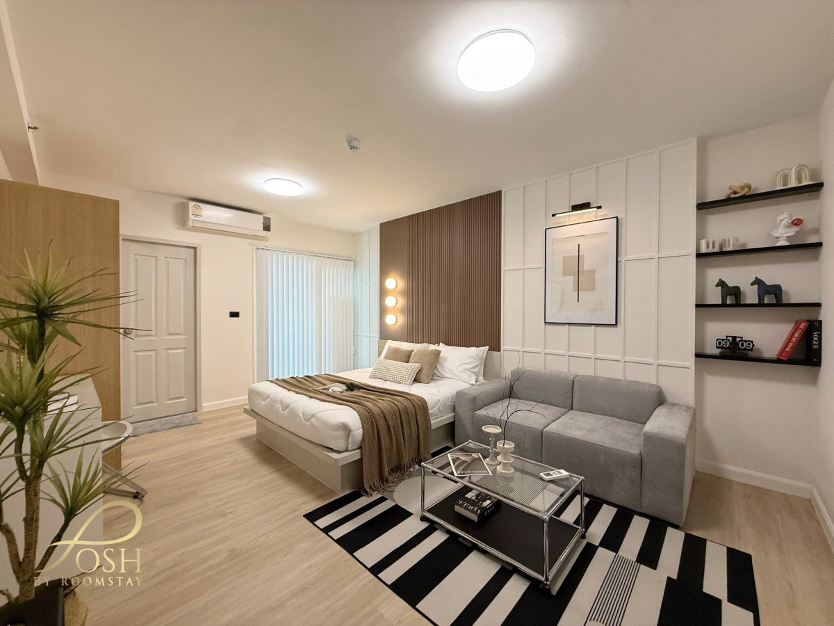 รูป คอนโดรีโนเวทใหม่ ยินดีรับเอเจ้น AGENT WELCOME ศุภาลัย ปาร์ค ดาวน์ทาวน์ (Supalai Park Downtown) ใกล้ย่านเมืองเก่า แบบห้องสตูดิโอ สไตล์ Mid-Century - รูปที่ 26/31