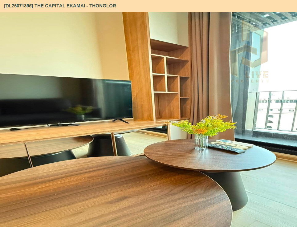รูป DL26071395 ให้เช่าคอนโด เดอะ แคปิตอล เอกมัย - ทองหล่อ (The Capital Ekamai - Thonglor) ใกล้ BTS ทองหล่อ พร้อมเข้าอยู่ โทรด่วน 0653619502 LineID @952jdxxk - รูปที่ 16/19