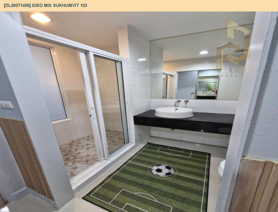 รูป DL26071406 ให้เช่าคอนโด ไอดีโอ มิกซ์ สุขุมวิท 103 (IDEO Mix Sukhumvit 103) ใกล้ BTS อุดมสุข พร้อมเข้าอยู่ โทรด่วน 0614453194 LineID @952jdxxk - รูปที่ 6/6