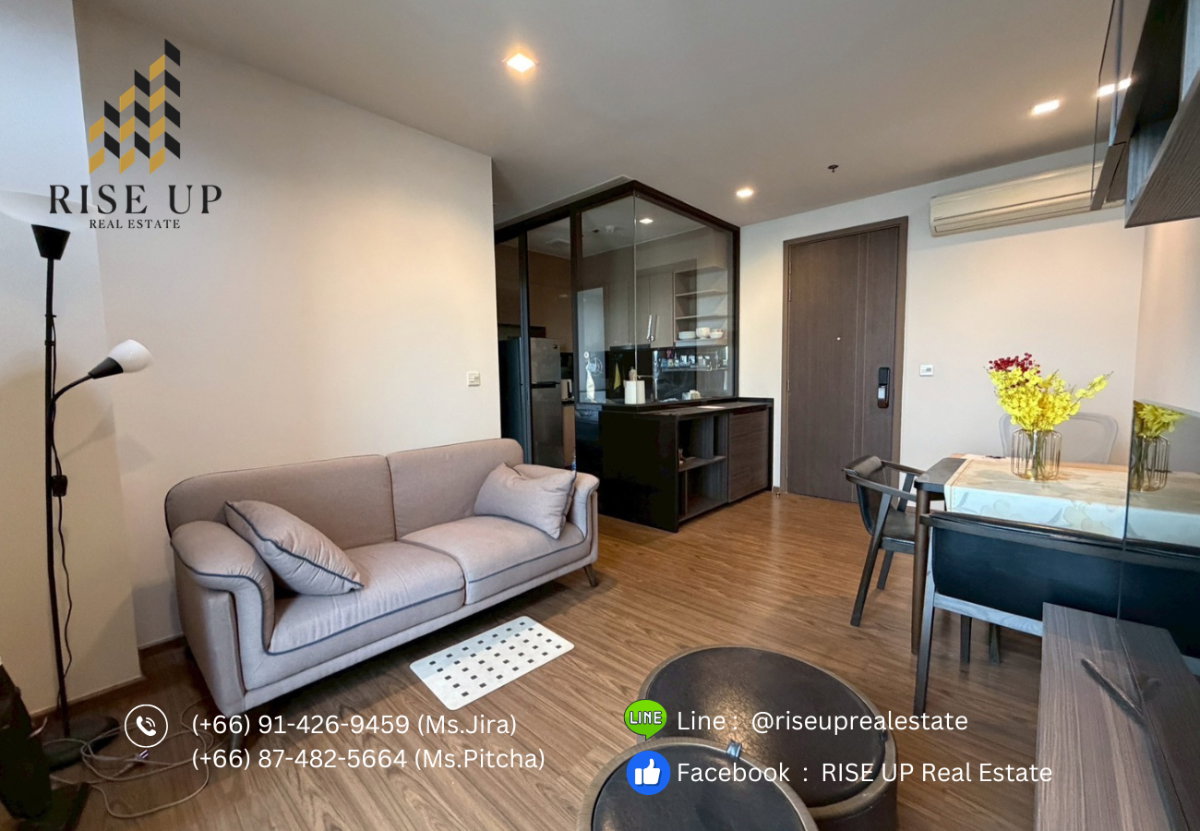 คอนโดปล่อยเช่า 📣 The Line Sukhumvit 71, 1 ห้องนอน, 1 ห้องน้ำ, ขนาด 43 ตรม. 🔥25,000 บาท/เดือน🔥