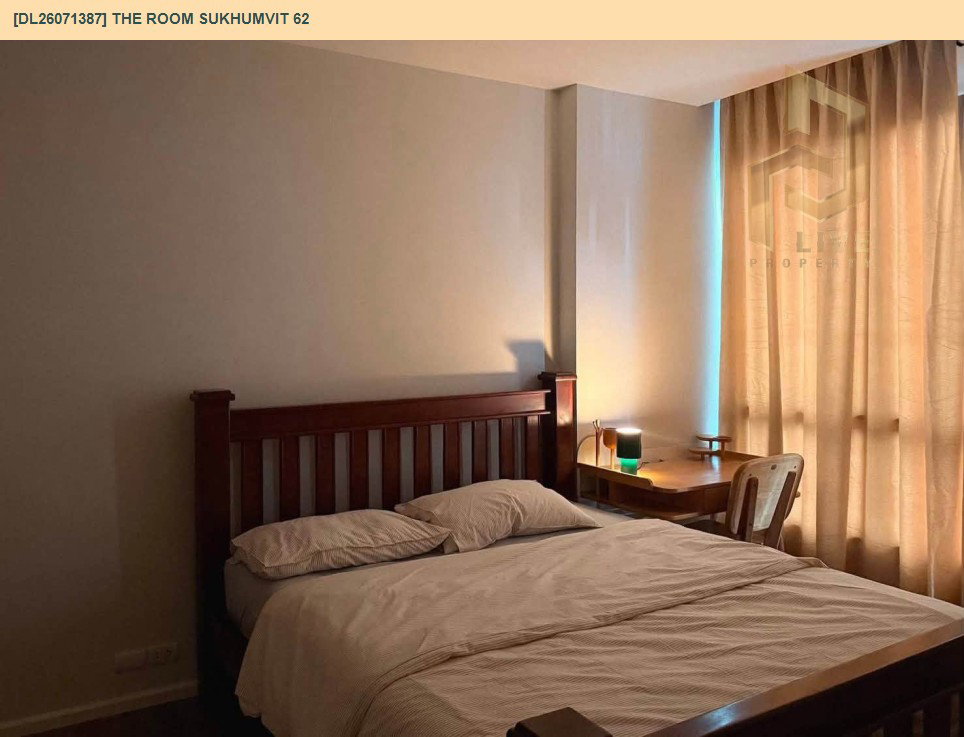 รูป DL26071387 ให้เช่าคอนโด เดอะ รูม สุขุมวิท 62 (The Room Sukhumvit 62) ใกล้ BTS ปุณณวิถี พร้อมเข้าอยู่ โทรด่วน 0653619502 LineID @952jdxxk - รูปที่ 6/8