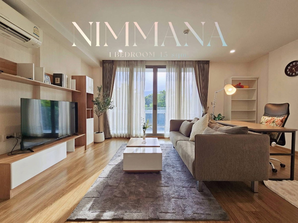 รูป  ปล่อยเช่าคอนโด (The Nimmana)  นิมมาน. ขนาด 45 ตร.ม. อาคาร A) ชั้น 4 - รูปที่ 1/8