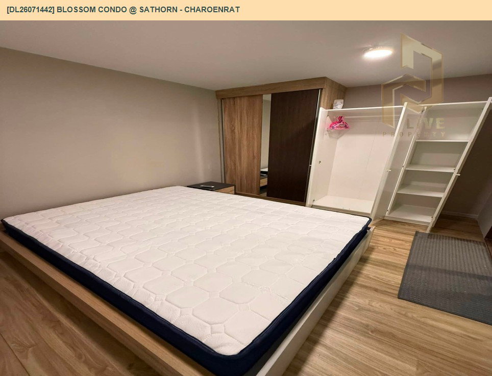 รูป DL26071442 ให้เช่าคอนโด บลอสซั่ม คอนโด แอท สาทร - เจริญราษฎร์ (Blossom Condo @ Sathorn - Charoenrat) ใกล้ BTS สุรศักดิ์ พร้อมเข้าอยู่ โทรด่วน 0614453194 LineID @952jdxxk - รูปที่ 5/5