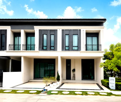 ทาวน์โฮมให้เช่า : ให้เช่าทาวน์โฮมใหม่ ม.บริสทาวน์ ( Birs Town ) ปลวกแดง ระยอง