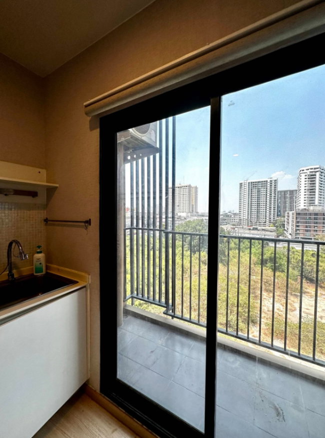 รูป (FY017) Plum Condo Pinklao Station ปล่อยให้เช่า 1 ห้องนอน 1 ห้องน้ำ ชั้น 8 ขนาด 50.42 ตร.ม. เฟอร์ครบ พร้อมอยู่ - รูปที่ 9/9
