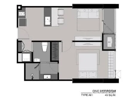 รูป Fully furnished, high floor, open view 654016 - รูปที่ 14/14