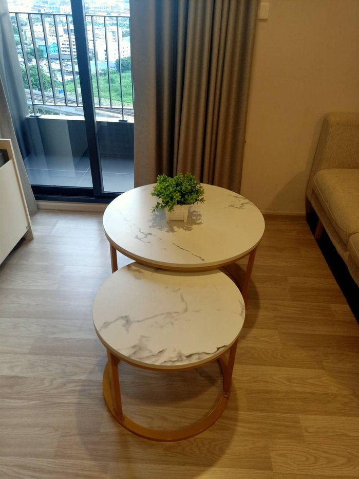 รูป Condo for RENT : Ideo Mobi Sukhumvit Eastpoint 𝐒𝐢𝐳𝐞 : 35 sqm. 1 Bed /1 Bath / Corner Room/City View.  𝐅𝐥𝐨𝐨𝐫 : 15th  ✅ Fully furnished - รูปที่ 4/10