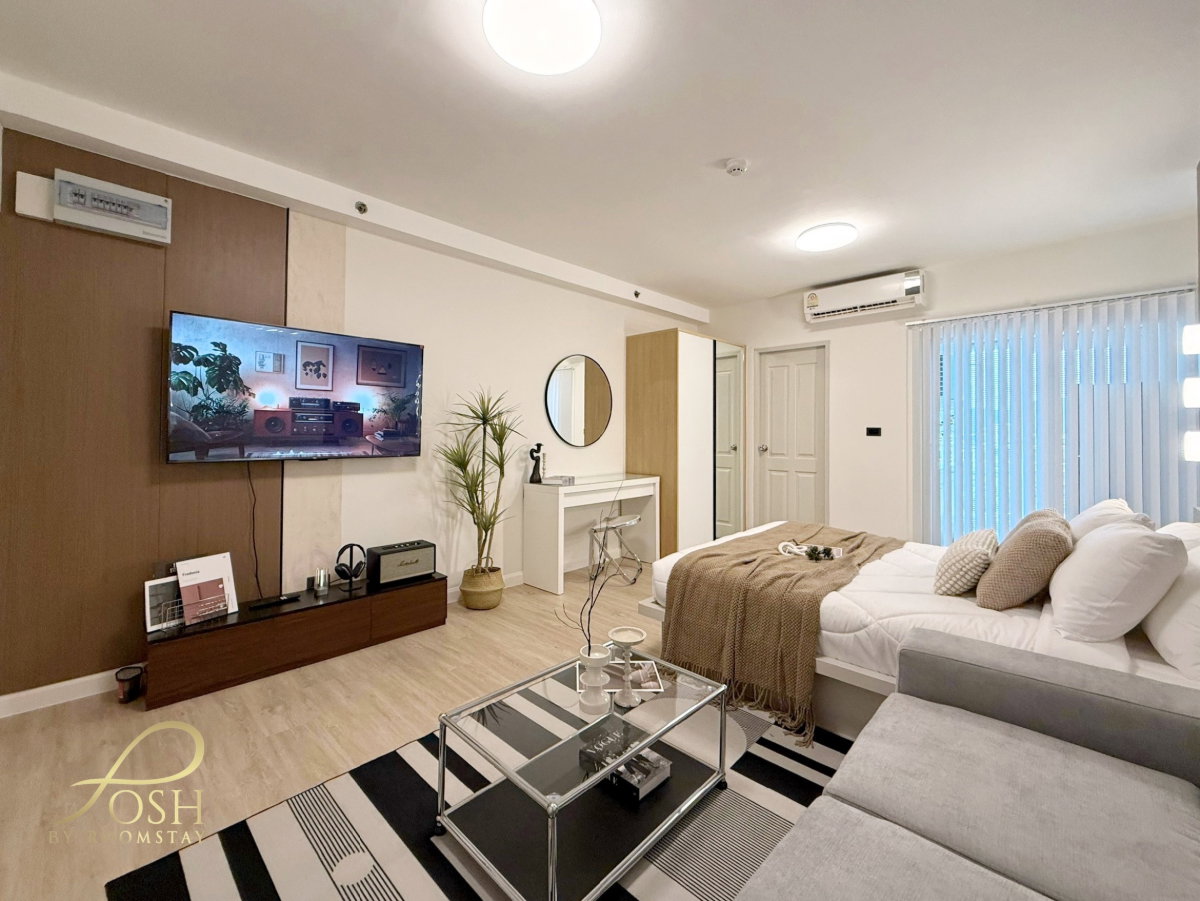 รูป คอนโดรีโนเวทใหม่ ยินดีรับเอเจ้น AGENT WELCOME ศุภาลัย ปาร์ค ดาวน์ทาวน์ (Supalai Park Downtown) ใกล้ย่านเมืองเก่า แบบห้องสตูดิโอ สไตล์ Mid-Century - รูปที่ 2/31