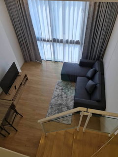 รูปภาพ 📌 For Rent Condo SIAMESE RAMA 9 Building 1, Floor 7,Duplex, Room size 37 sqm