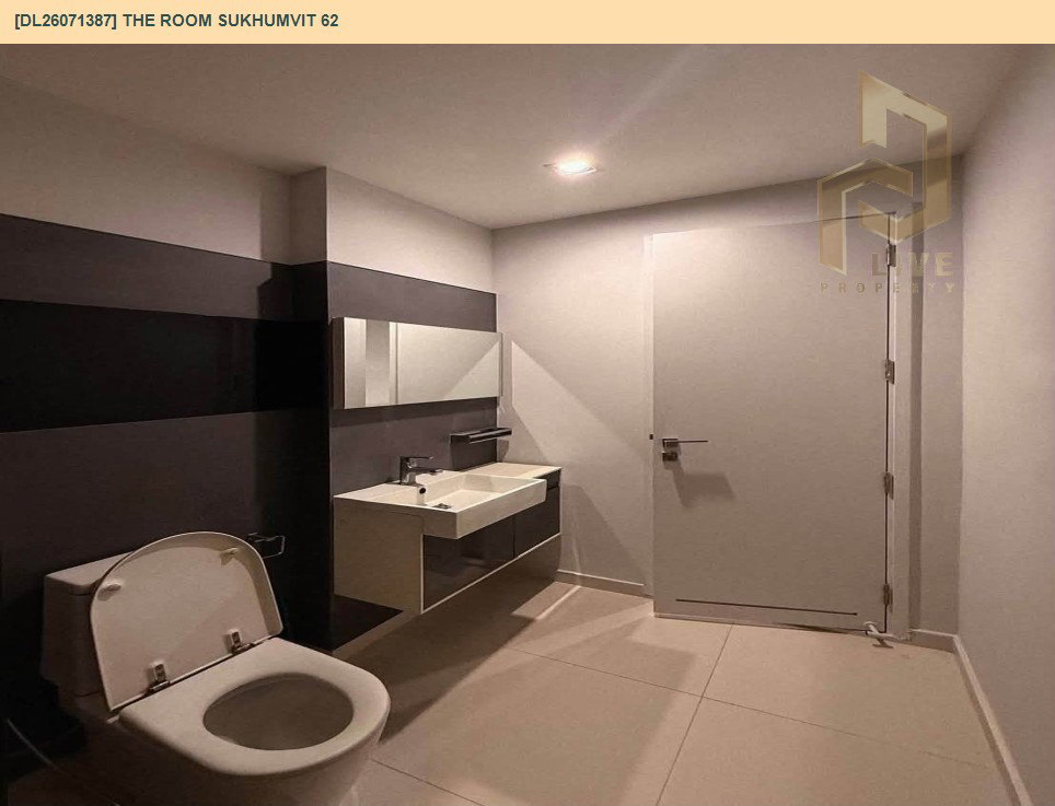 รูป DL26071387 ให้เช่าคอนโด เดอะ รูม สุขุมวิท 62 (The Room Sukhumvit 62) ใกล้ BTS ปุณณวิถี พร้อมเข้าอยู่ โทรด่วน 0653619502 LineID @952jdxxk - รูปที่ 5/8