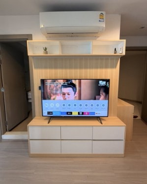 รูป Condo for RENT : Life Asoke Rama 9   𝐒𝐢𝐳𝐞 : 40 sqm.  1 Bed / 1 Bath /1 Office room / City View  𝐅𝐥𝐨𝐨𝐫 : 38  ✅Fully furnished - รูปที่ 7/9