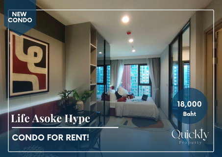 รูปภาพ Life Asoke Hype | ราคา 18,000 บาท | ห้องสวย ทำเลดี เฟอร์นิเจอร์ครบ พร้อมอยู่
