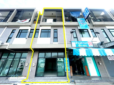 Home office for sale Saphan Nonthaburi-Bang Bua Thong Road : Selling with existing tenant. S-Gate Townhome, Bangkok-Pathum Thani, roadside location, Soi Wat Nong Prong.
