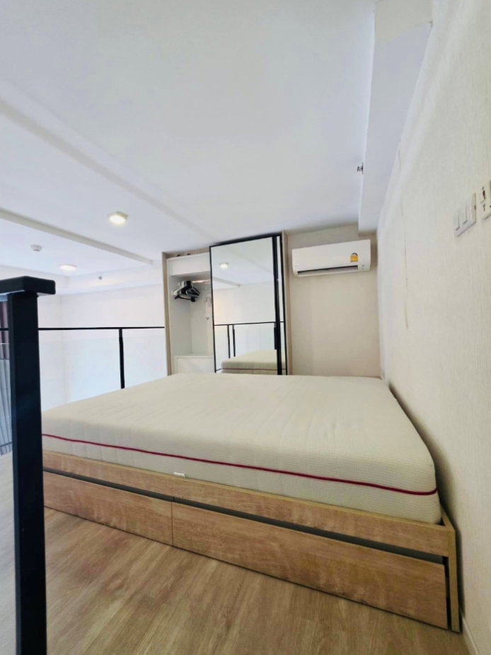 รูป (FY015) Siamese 48 (High Rise) ปล่อยให้เช่า 1 ห้องนอน 1 ห้องน้ำ แบบ Duplex มีชั้นลอย ชั้น 19 ขนาด 35 ตร.ม. เฟอร์ครบ พร้อมอยู่ - รูปที่ 7/10
