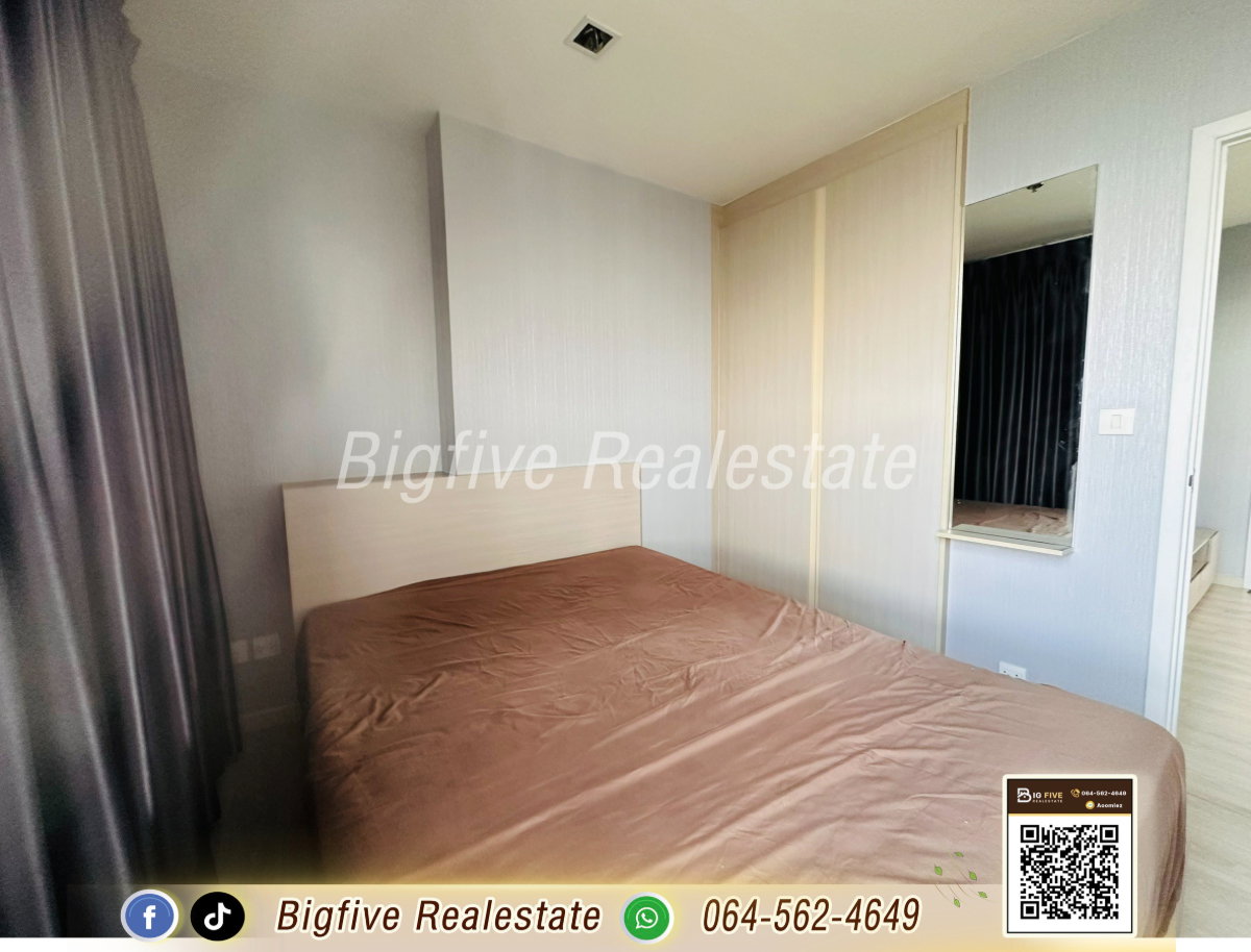รูป A69-071 ให้เช่าคอนโด สกายไลน์ รัตนาธิเบศร์ ห้องมุม แดดเช้า เครื่องใช้ไฟฟ้าเฟอร์นิเจอร์ครบ ใกล้รถไฟฟ้า ติดถนนใหญ่ ปลอดภัยเดินทางสะดวก - รูปที่ 6/10