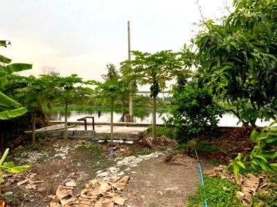 เช่าที่ดิน ถนนร่มเกล้า : ทำร้านกาแฟสด ซอยลาดกระบัง1-9 ให้เช่าพื้นที่100ตารางวา 400ตร.ม. ARLลาดกระบัง 850 ม. ติดคลองลาดกระบัง