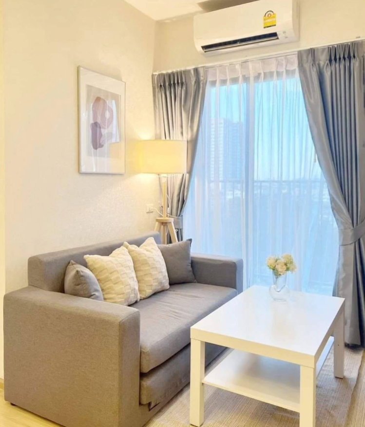 รูป (FY017) Plum Condo Pinklao Station ปล่อยให้เช่า 1 ห้องนอน 1 ห้องน้ำ ชั้น 8 ขนาด 50.42 ตร.ม. เฟอร์ครบ พร้อมอยู่ - รูปที่ 4/9