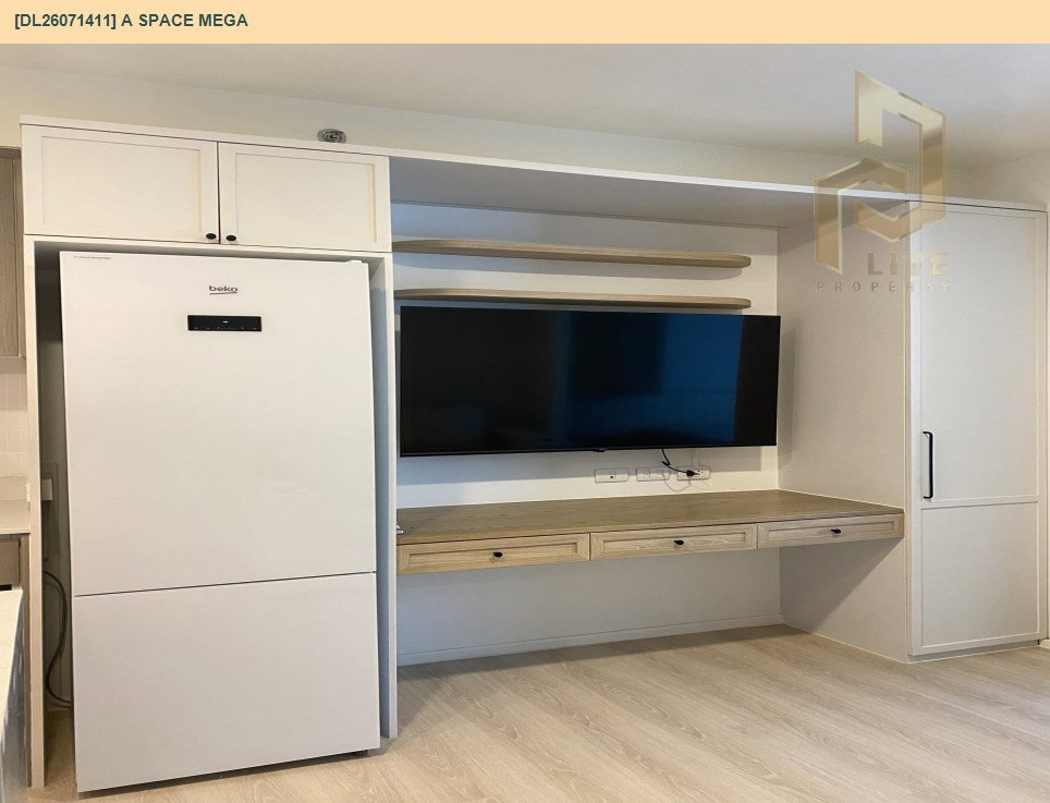 รูป DL26071411 ให้เช่าคอนโด เอ สเปซ เมกา (A space mega) ใกล้ - พร้อมเข้าอยู่ โทรด่วน 0614453194 LineID @952jdxxk - รูปที่ 19/21