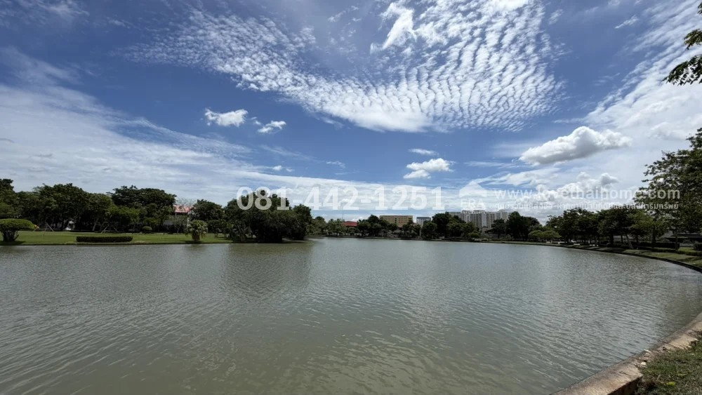 รูป ขายที่ดิน ถมแล้ว ซอยติวานนท์-ปากเกร็ด 44 หมู่บ้านคฤหาสน์ทายาท แปลงสวยติดถนนเมน พื้นที่ 403.2 ตรว. ราคา 59,000 บาท/ตรว. ใกล้รถไฟฟ้า เมืองทองธานี - รูปที่ 4/5