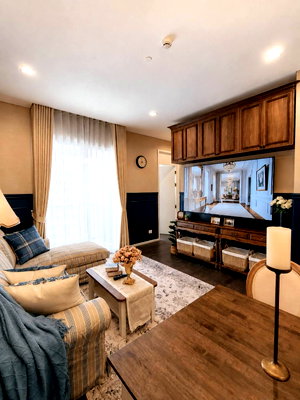 Condos for rent : Condo for rent near MRT Phahon Yothin | The Saint Residences | 2 bedrooms, ready to move in, near Central Lat Phrao