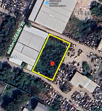 Vacant land for sale behind Don Mueang Airport, Bang Khen, Bangkok.