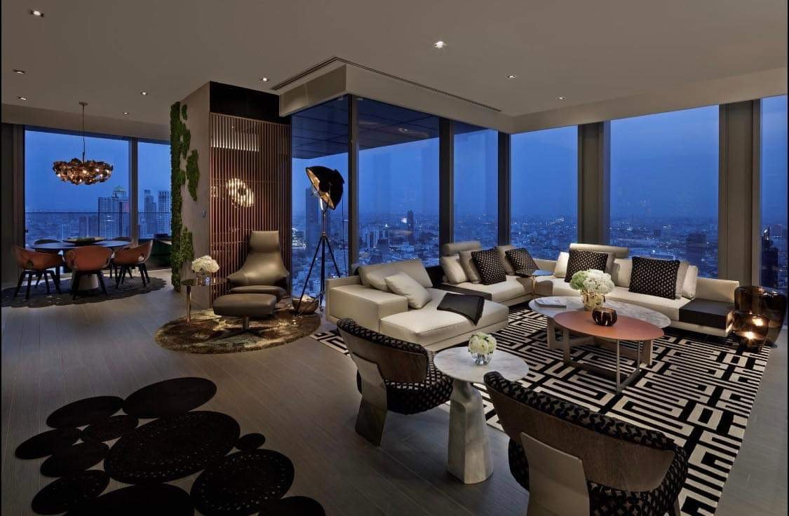 รูป ที่สุดของงานดีไซน์! ขายยูนิต 2BR ที่สวยที่สุดในตึกมหานคร การันตีรางวัลระดับโลก - รูปที่ 12/34