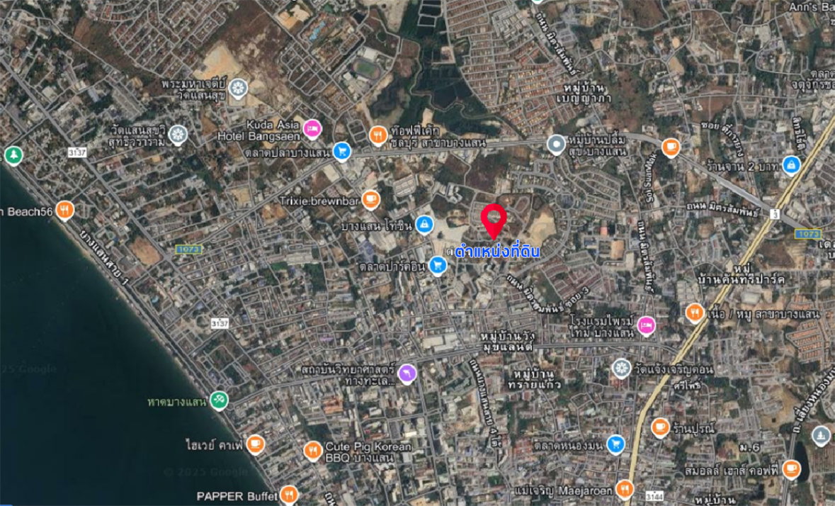 picture Vacant land for sale in Saensuk Subdistrict, Mueang District, Chonburi Province. - 3/4