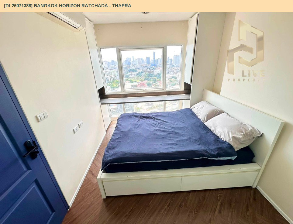รูป DL26071386 ให้เช่าคอนโด แบงค์คอก ฮอไรซอน รัชดา - ท่าพระ (Bangkok Horizon Ratchada - Thapra) ใกล้ BTS ตลาดพลู พร้อมเข้าอยู่ โทรด่วน 0614453194 LineID @952jdxxk - รูปที่ 3/13