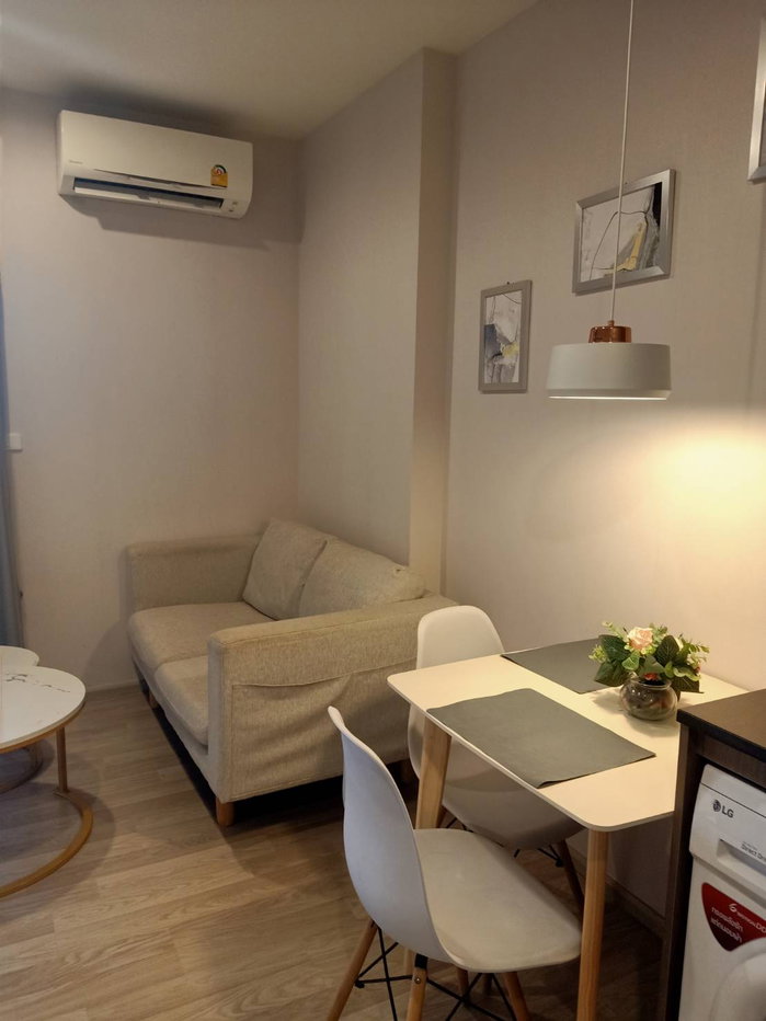 รูป Condo for RENT : Ideo Mobi Sukhumvit Eastpoint 𝐒𝐢𝐳𝐞 : 35 sqm. 1 Bed /1 Bath / Corner Room/City View.  𝐅𝐥𝐨𝐨𝐫 : 15th  ✅ Fully furnished - รูปที่ 3/10