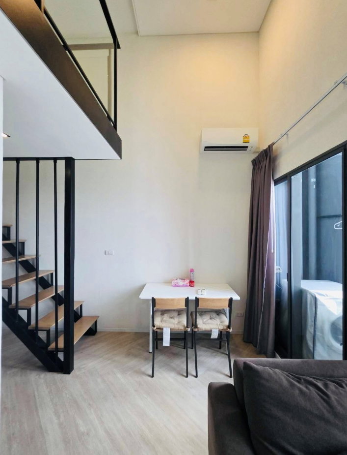 รูป (FY015) Siamese 48 (High Rise) ปล่อยให้เช่า 1 ห้องนอน 1 ห้องน้ำ แบบ Duplex มีชั้นลอย ชั้น 19 ขนาด 35 ตร.ม. เฟอร์ครบ พร้อมอยู่ - รูปที่ 3/10