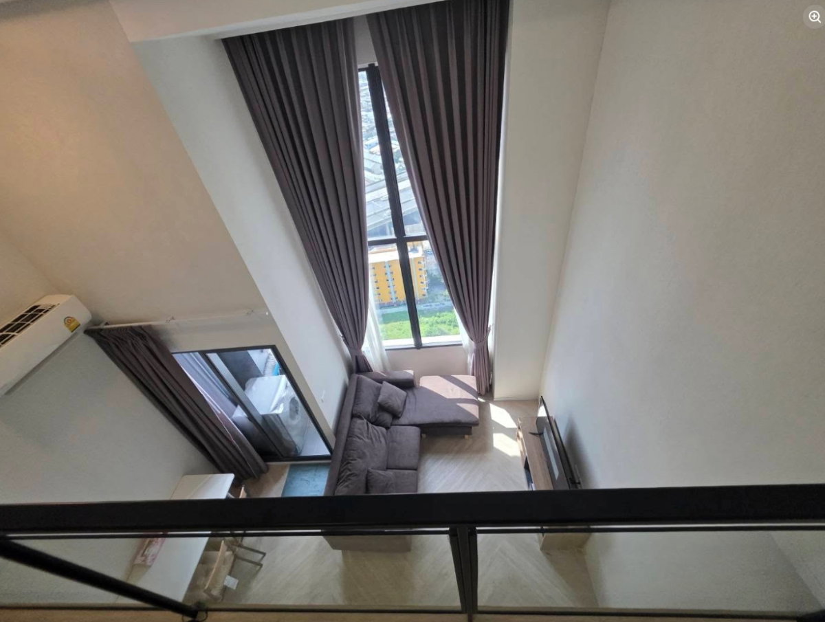 รูป (FY015) Siamese 48 (High Rise) ปล่อยให้เช่า 1 ห้องนอน 1 ห้องน้ำ แบบ Duplex มีชั้นลอย ชั้น 19 ขนาด 35 ตร.ม. เฟอร์ครบ พร้อมอยู่ - รูปที่ 8/10
