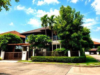 บ้านเดี่ยว เชียงใหม่ :  บ้านเดี่ยวหรูสไตล์ Modern Lanna “เศรษฐสิริ สันทราย” by Sansiri 85 ตร.ว. บ้านใหม่ไม่เคยเข้าอยู่ | บ้านหัวมุมพร้อมสวนรอบบ้าน | ใกล้รวมโชคเพียง 5 นาที