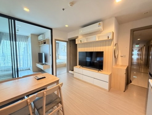 รูป Condo for RENT : Life Asoke Rama 9   𝐒𝐢𝐳𝐞 : 40 sqm.  1 Bed / 1 Bath /1 Office room / City View  𝐅𝐥𝐨𝐨𝐫 : 38  ✅Fully furnished - รูปที่ 1/9
