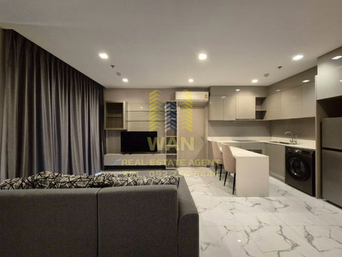 ให้เช่า The politan rive แบบ 1 ห้องนอน 2 ห้องน้ำ ขนาด60 ตร.ม. วิวสวน แม่น้ำ ครบพร้อมอยู่