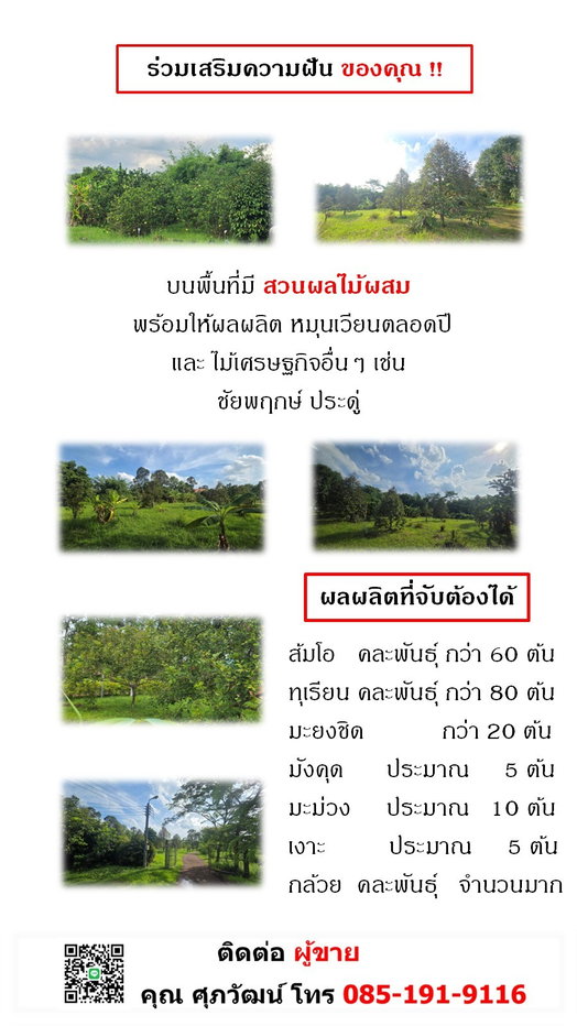 รูป ขายที่ดินแปลงใหญ่ พร้อมโอนทันที !! มากกว่า 30 ไร่  ราคาเพียง ฿ 130 ล้านบาท ฿ ได้ที่ดินติดถนนใหญ่ จรด แม่น้ำนครนายก - รูปที่ 9/15