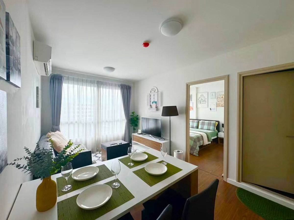 ดีคอนโดนิม D Condo Nim ติดเซ็นทรัลเฟสติวัลเชียงใหม่ วิวสวนและสระว่ายน้ำ ให้เช่า 15,000/เดือน