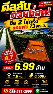 ที่ดิน แยกบ้านกร่าง พิษณุโลก : ขายถูกมาก!! ที่ดินทำเลทองใกล้เซ็นทรัลพิษณุโลกเพียง 1.8 กม. ในราคาที่หาได้ยาก! เนื้อที่ 2 ไร่ 2 งาน