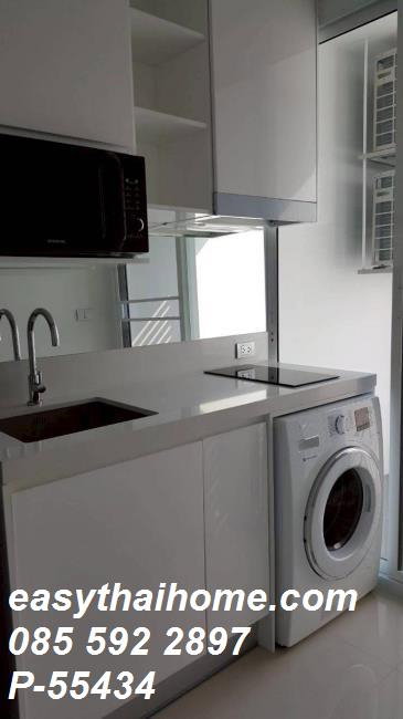 รูป P-55434 ห้องสวยราคาสุดคุ้ม The Sky Sukhumvit 1 ห้องนอน ชั้น 22 วิวเมือง เฟอร์เครื่องใช้ไฟฟ้าครบ ใกล้ BTS อุดมสุข Line: @easythaihome 085-592-2897 - รูปที่ 6/9
