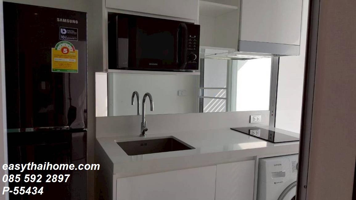 รูป P-55434 ห้องสวยราคาสุดคุ้ม The Sky Sukhumvit 1 ห้องนอน ชั้น 22 วิวเมือง เฟอร์เครื่องใช้ไฟฟ้าครบ ใกล้ BTS อุดมสุข Line: @easythaihome 085-592-2897 - รูปที่ 4/9