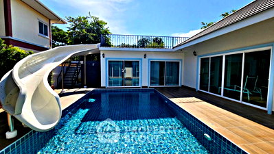 เช่าบ้านเดี่ยว ม.นานาชาติแสตมฟอร์ด หัวหิน : บ้านพูลวิลล่า หัวหิน-บ่อไฟ 3 ห้องนอน พร้อมเลี้ยงสัตว์ได้ (ID 3114997)
