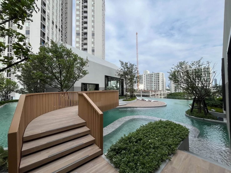 รูป 📌condo for rent ห้องใหม่ 🎀 Cobe Ratchada Rama9  1 bedroom 20,000/month - รูปที่ 8/10