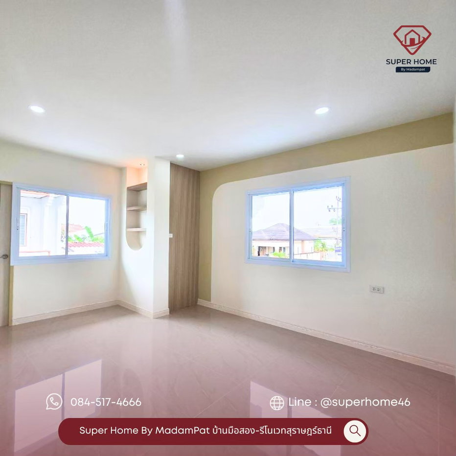 รูป ขายบ้านพร้อมอยู่ เมืองสุราษฎร์ธานี 3 นอน ใกล้เมือง 5 นาที พร้อมเฟอร์ 2.99 ล้าน - รูปที่ 17/20