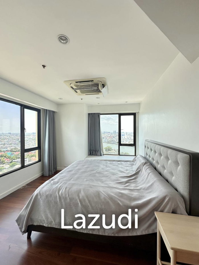 รูป 2 bedroom 1 bathroom condo 78 sqm. at Baan Chao Praya for rent - รูปที่ 9/18