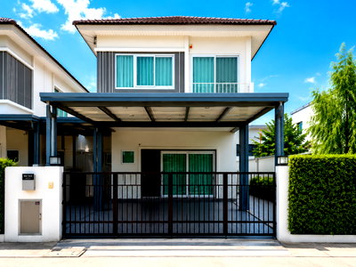 บ้านแฝดให้เช่า : ให้เช่าบ้านแฝด ม.ศุภาลัยพรีโม่ ทับมา ระยอง