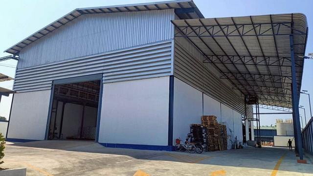 รูป MKR24 เช่าโรงงานพื้นที่ 1,318 ตร.ม. บนที่ดิน 2-1-0 ไร่ พื้นรับน้ำหนัก 5 ตัน/ตร.ม. มีเครน 5 ตัน ลานคอนกรีตกว้าง ทางเข้า 12 เมตร - รูปที่ 5/8