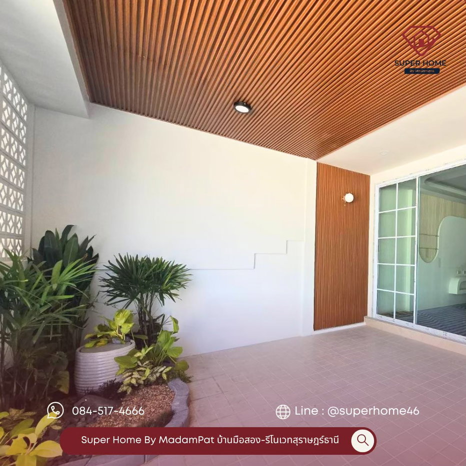 รูป ขายบ้านพร้อมอยู่ เมืองสุราษฎร์ธานี 3 นอน ใกล้เมือง 5 นาที พร้อมเฟอร์ 2.99 ล้าน - รูปที่ 7/20