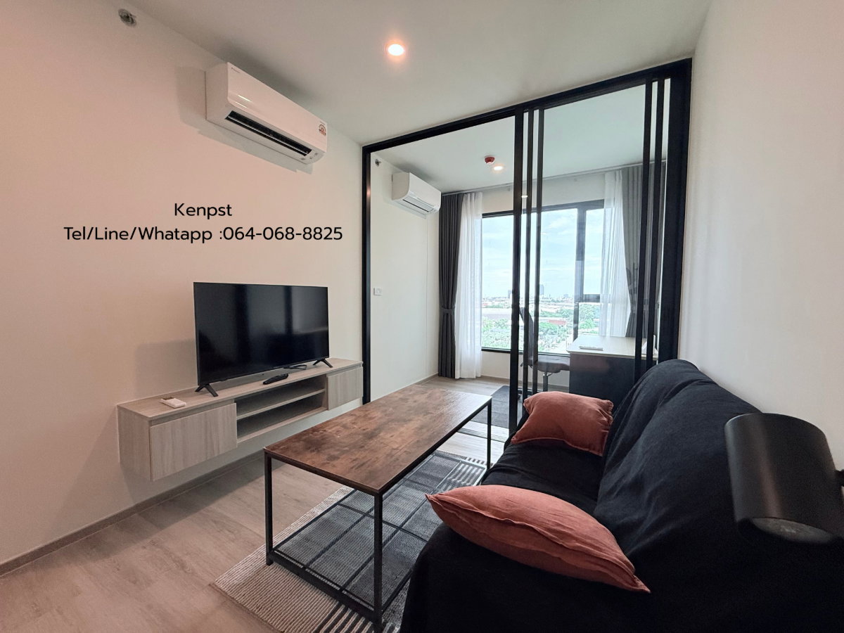 รูป ให้เช่า🔥 Origin Place Bangna ห้องใหม่มือ 1 ไม่เคยปล่อยเช่า 1 Bed Plus 35 ตร.ม. 🏊‍♂️ วิวสระสวยสุด หิ้วกระเป๋าเข้าอยู่ได้เลย! - รูปที่ 2/24
