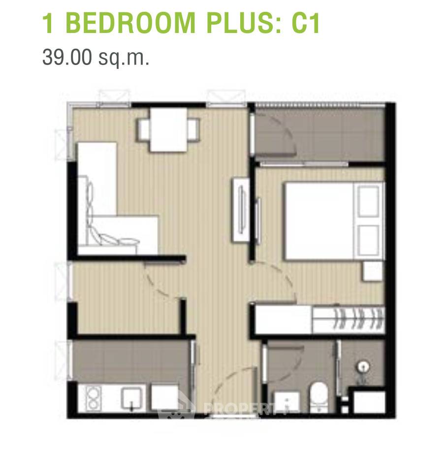รูป คอนโด 1 ห้องนอน 39 ตร.ม. ชั้น 25 ที่ Elio Del Nest ใกล้ BTS อุดมสุข (ID 3119321) - รูปที่ 40/40