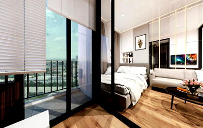 Condos for rent : MRT Ramintra KM.9 Condo The Origin Plug & Play Ramintra ( Rental ) Price  13,000 Baht